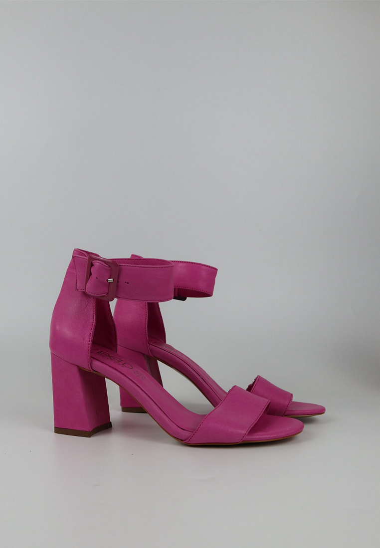 SANDALIAS DE TACÓN PIEL FUCSIA VEXED PAR