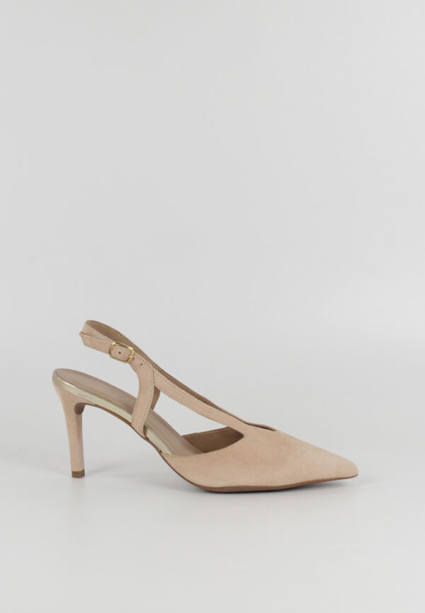 FOTOGRAFÍA ZAPATOS DE TACÓN 19464 ANTE ROSA DE LADO