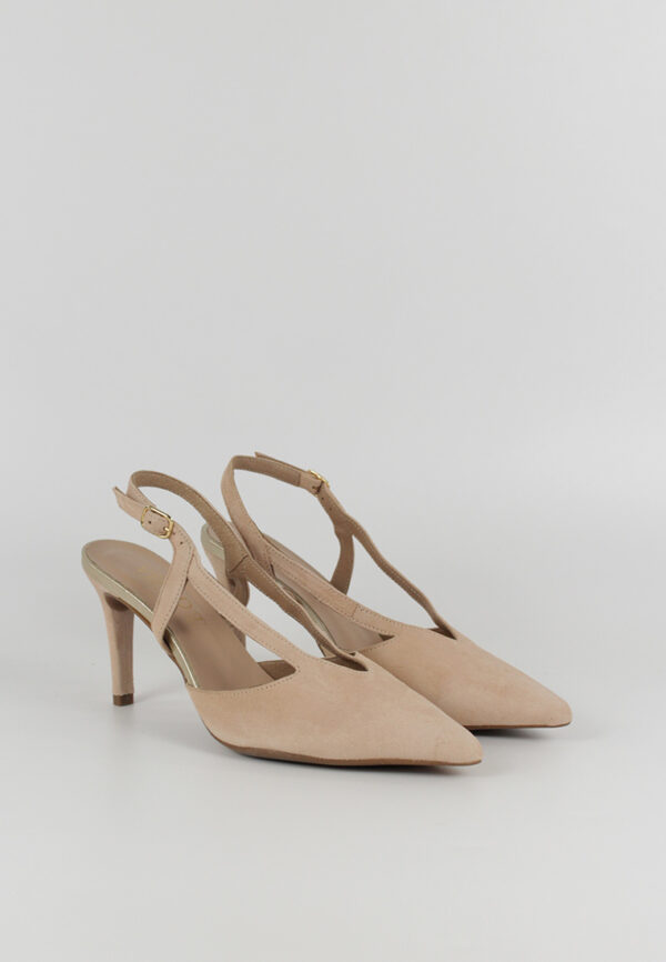 FOTOGRAFÍA ZAPATOS DE TACÓN 19464 ANTE ROSA PAR