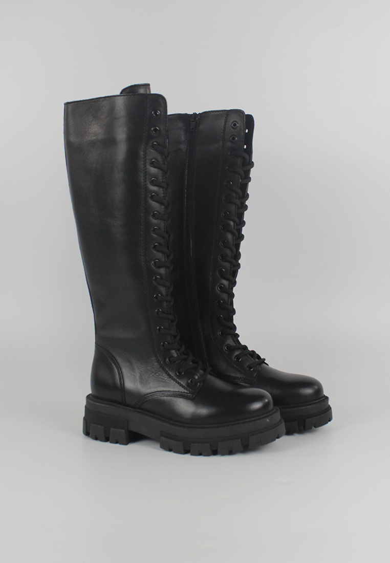 Imagen de las botas 6864 ANKAA Piel Negro de lado