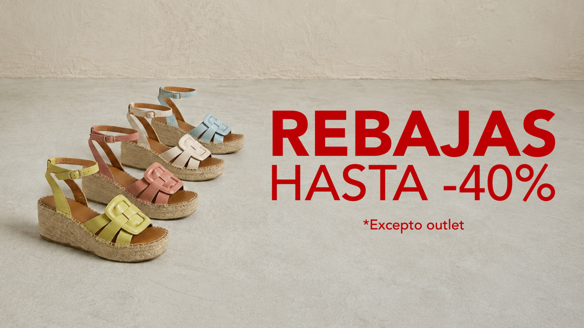 Imagen formato banner desktop REBAJAS SS26 VEXED
